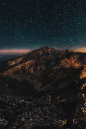 Hd Phone Brown Mountain Green Sky Wallpaper