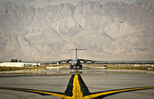 Hd Plane And Rocky Mountains Wallpaper