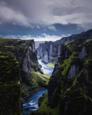Hd Scenery River Inlet Wallpaper