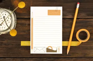 Hd School Stationery Items Wallpaper