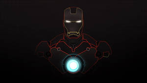 Hd Superhero Iron Man Suit Outline Wallpaper