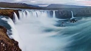 Hd Waterfall La Cascade De La Vis Wallpaper