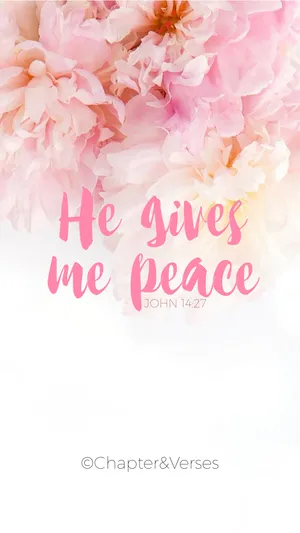 He Gives Me Peace Cool Christian Wallpaper