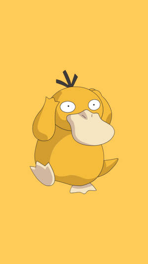 Head Grabbing Psyduck Phone Wallpaper