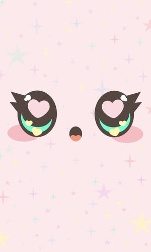Heart Eyes Cute Tablet Wallpaper