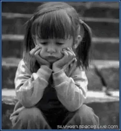 Heartbreaking Display Of A Tearful Infant Wallpaper