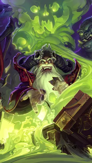Hearthstone Phone Curse Of Naxxramas Wallpaper