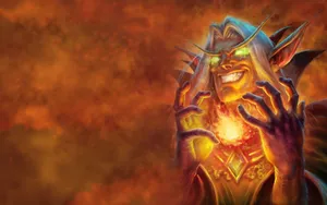 Hearthstone's Validated Doomsayer In Action Wallpaper