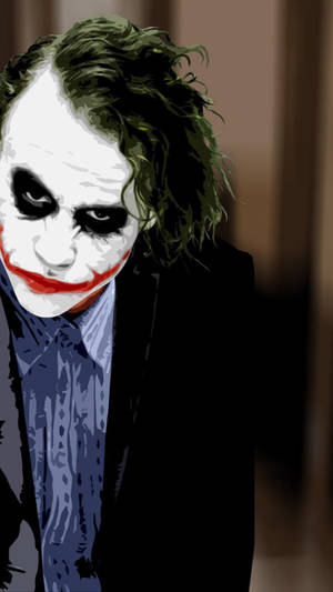 Heath Ledger Joker Digital Art Wallpaper