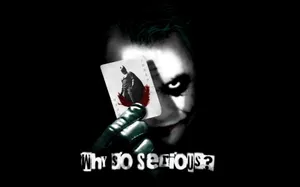 Heath Ledger Joker Why So Serious Wallpaper