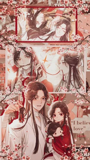Heaven Officials Blessing Cute Romantic Couple Wallpaper