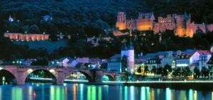 Heidelberg Castle Town Wallpaper