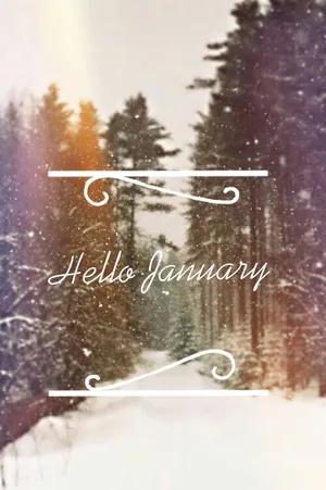 Hello January Wallpaper Wallpaper