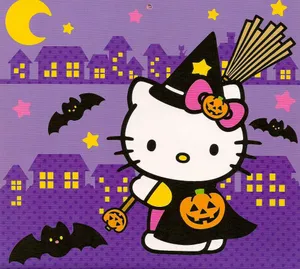 Hello Kitty Cute Disney Halloween Wallpaper