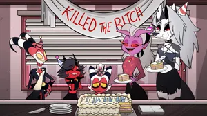 Helluva Boss Birthday Celebration Wallpaper