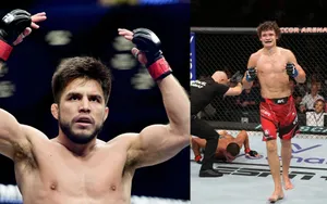 Henry Cejudo And Roman Kopylov Collage Wallpaper