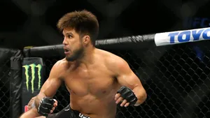 Henry Cejudo In Vystar Veterans Memorial Arena Wallpaper