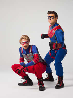 Henry Danger With Captain Man Wallpaper