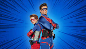 Henry Danger With Mentor Wallpaper