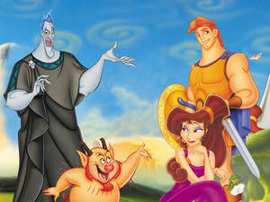 Hercules Animated Drawing Wallpaper