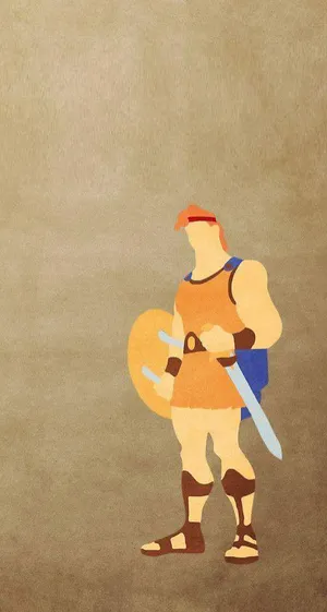 Hercules Vector Art Wallpaper