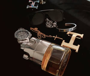 Hermes Accessories And Perfume Wallpaper