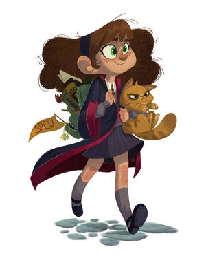 Hermione Granger Is Full Of Energy, Intelligence And Sass! Wallpaper