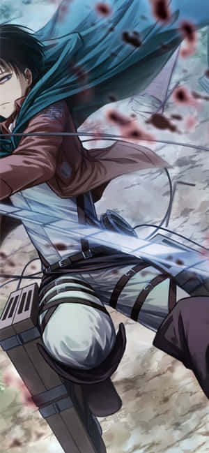 Hero Of Humanity - Levi A.k.a. Captain Levi From Attack On Titan Wallpaper