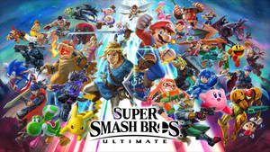 Heroes Unite In Super Smash Bros Ultimate Wallpaper
