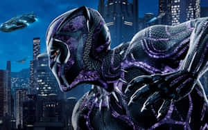 Heroic Rise Of The Black Panther Wallpaper