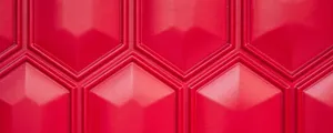 Hexagon Geometric Pattern Red Ultra Wide Hd Wallpaper