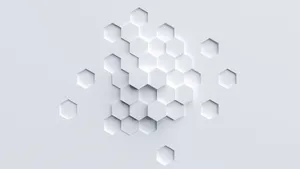 Hexagonal Wall Engraving Wallpaper