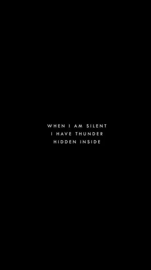 Hidden Thunder Dark Grunge Aesthetic Wallpaper
