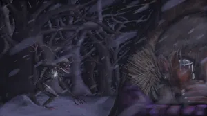 Hiding From A Wendigo Wallpaper