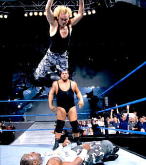 High Flying Wrestling Move Wallpaper