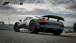 High-octane Action In Forza Motorsport Racing Game Wallpaper