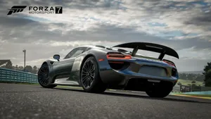 High-octane Action In Forza Motorsport Racing Game Wallpaper