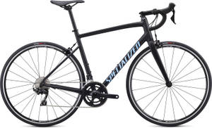 High-performance Specialized Bike In Black And Silver Blue Wallpaper