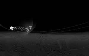 High Quality Black Windows 7 Wallpaper