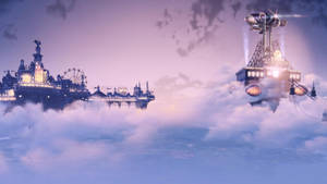 High Res Carnival In Cloudy Sky Wallpaper