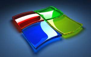 High Res Glass Windows Logo Wallpaper