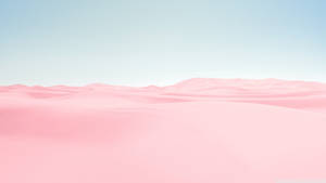 High Res Pink Desert Wallpaper