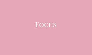 High Res Pink Focus Wallpaper