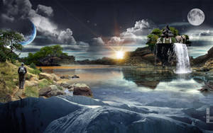 High Res Surreal Nature Landscape Wallpaper