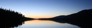 High Resolution Dual Monitor Lake At Sunrise Wallpaper