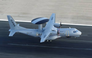 High Resolution Of Casa C-295 Aew Military Aircraft On Desktop Wallpaper