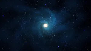 High Resolution Star Blue Swirl Wallpaper