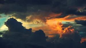 High Resolution Sunset Sky Cloud Wallpaper