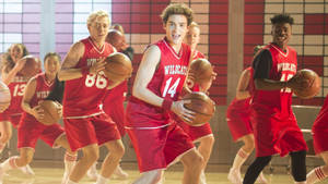 High School Musical Playing Wildcats Wallpaper