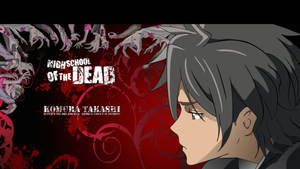 Highschool Of The Dead Komura Takashi Wallpaper